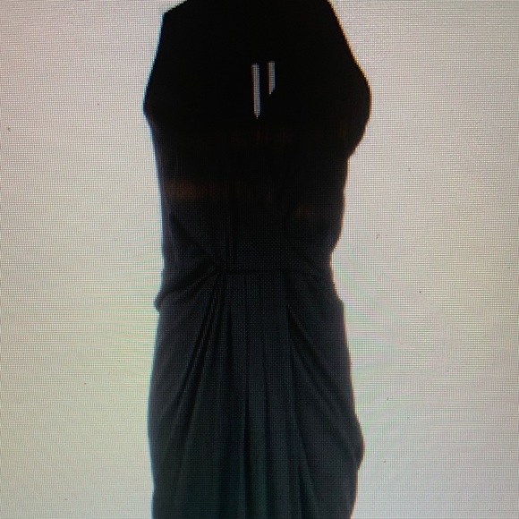 Rick Owens Crepe Long Black Dress size 4 - Picture 4 of 8